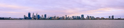 Perth and the Swan River at Sunrise, 7th November 2015