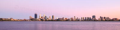 Perth and the Swan River at Sunrise, 20th November 2015