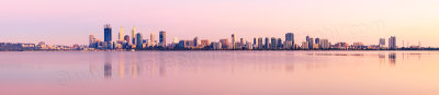 Perth and the Swan River at Sunrise, 29th November 2015