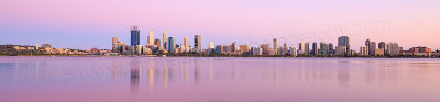 Perth and the Swan River at Sunrise, 30th November 2015