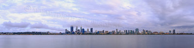 Perth and the Swan River at Sunrise, 5th December 2015