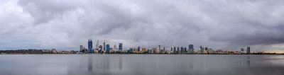 Perth and the Swan River at Sunrise, 7th December 2015