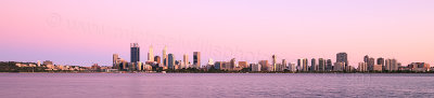 Perth and the Swan River at Sunrise, 11th December 2015