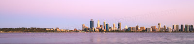 Perth and the Swan River at Sunrise, 23rd December 2015