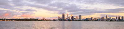 Perth and the Swan River at Sunrise, 12th January 2016