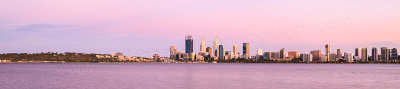 Perth and the Swan River at Sunrise, 28th January 2016