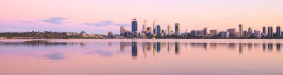 Perth and the Swan River at Sunrise, 23rd February 2016