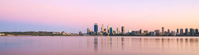 Perth and the Swan River at Sunrise, 9th March 2016