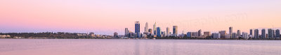 Perth and the Swan River at Sunrise, 17th March 2016