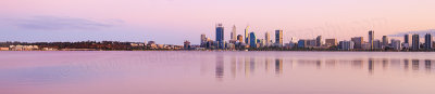 Perth and the Swan River at Sunrise, 20th March 2016