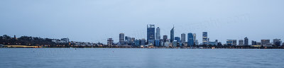 Perth and the Swan River at Sunrise, 26th March 2016