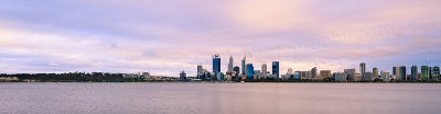 Perth and the Swan River at Sunrise, 27th March 2016