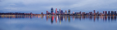 Perth and the Swan River at Sunrise, 9th April 2016