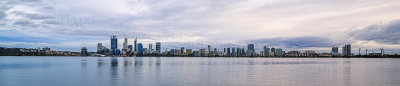 Perth and the Swan River at Sunrise, 12th April 2016