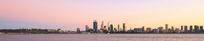 Perth and the Swan River at Sunrise, 22nd April 2016