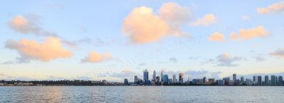 Perth and the Swan River at Sunrise, 22nd May 2016