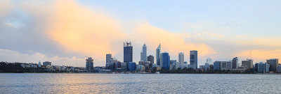 Perth and the Swan River at Sunrise, 9th July 2016