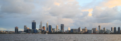 Perth and the Swan River at Sunrise, 8th August 2016