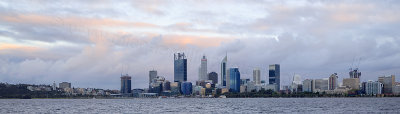 Perth and the Swan River at Sunrise, 27th September 2016
