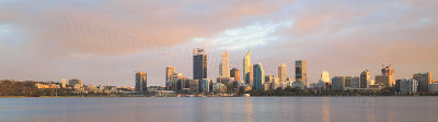 Perth and the Swan River at Sunrise, 28th September 2016