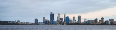 Perth and the Swan River at Sunrise, 2nd October 2016
