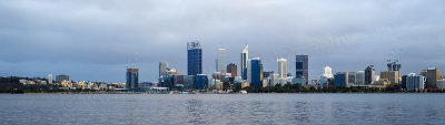 Perth and the Swan River at Sunrise, 3rd October 2016