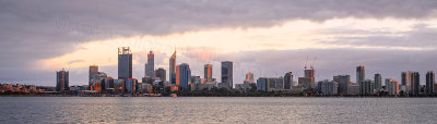 Perth and the Swan River at Sunrise, 7th December 2016