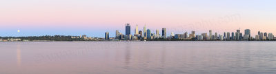 Perth and the Swan River at Sunrise, 14th December 2016