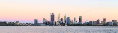 Perth and the Swan River at Sunrise, 3rd January 2017