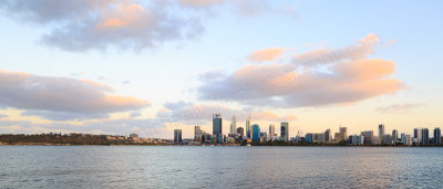 Perth and the Swan River at Sunrise, 6th January 2017