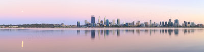 Perth and the Swan River at Sunrise, 13th January 2017