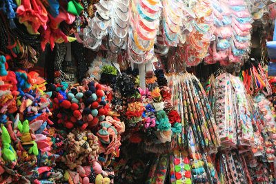 Colorful merchandise