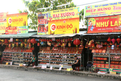 Colorful merchandise