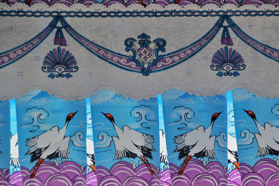 Grus grus / Cranes  : Curtains in our bus