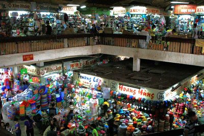Inside the Binh Tay Market