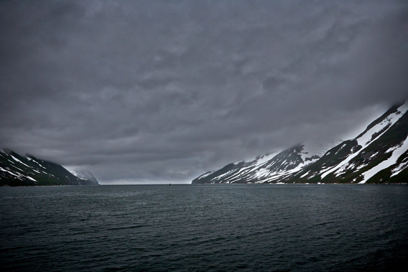 Backwater. Russian bay.