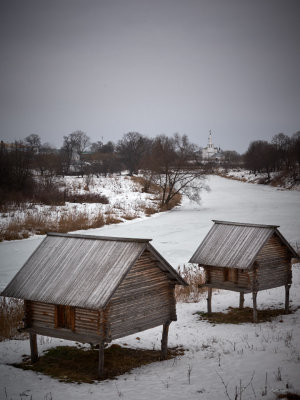 Granary on stilts.