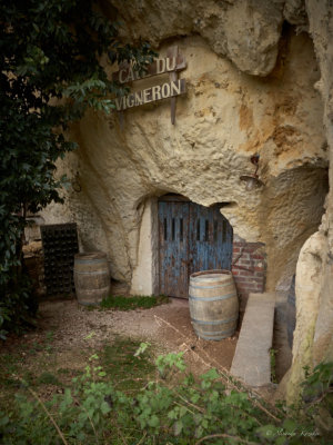Wine caves.