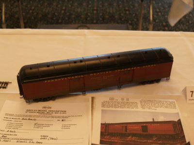 PRSL B60b Baggage car with keisel trucks by Buzz Burnley.