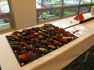 HO Vehicle display by Gus Minardi.