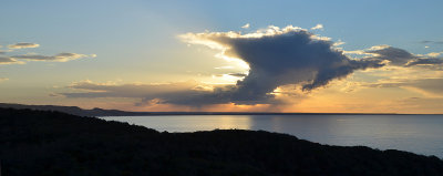 sunset over Wide Bay