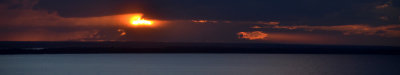 sunset over Fraser Island