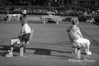 Ignoring each other?