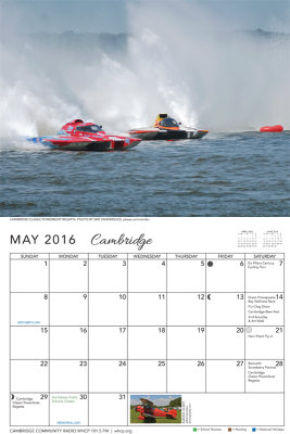 WHCP Calendar - May, 2016