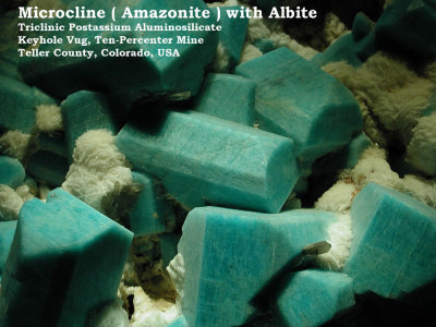 Microcline with Albrite - Colorado