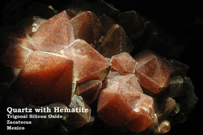 Quartz with Hematite Inclusions - Mexico
