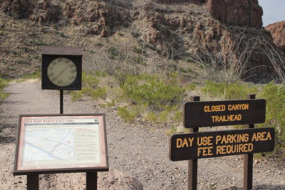 Closed canyon Trail