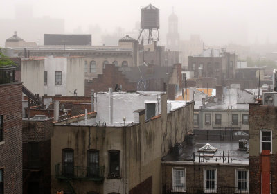 Foggy Morning - West Greenwich Village Skyline