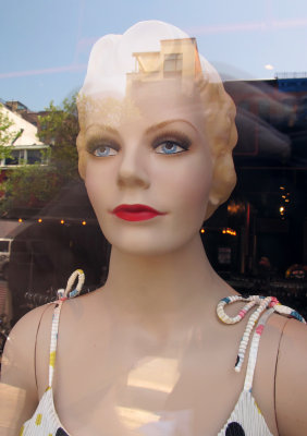 Mannequin with a Penthouse in Her Head