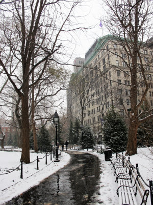 December 17, 2013 Photo Shoot - Mostly Washington Square Area During Snowfall